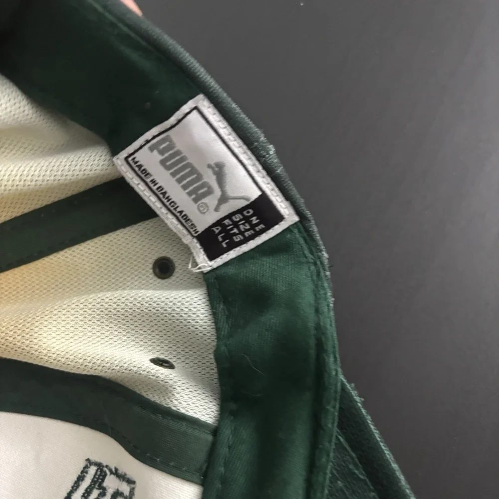 Vtg Puma‎ NFL Pro Line Greenbay Packers Hat Strapback Cap OSFM